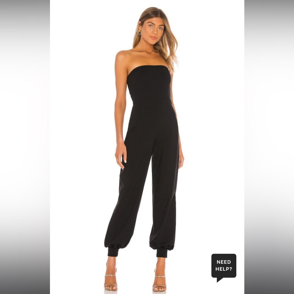 Revolve/ Susana Monaco Strapless Cuffed Ankle Jumpsuit
